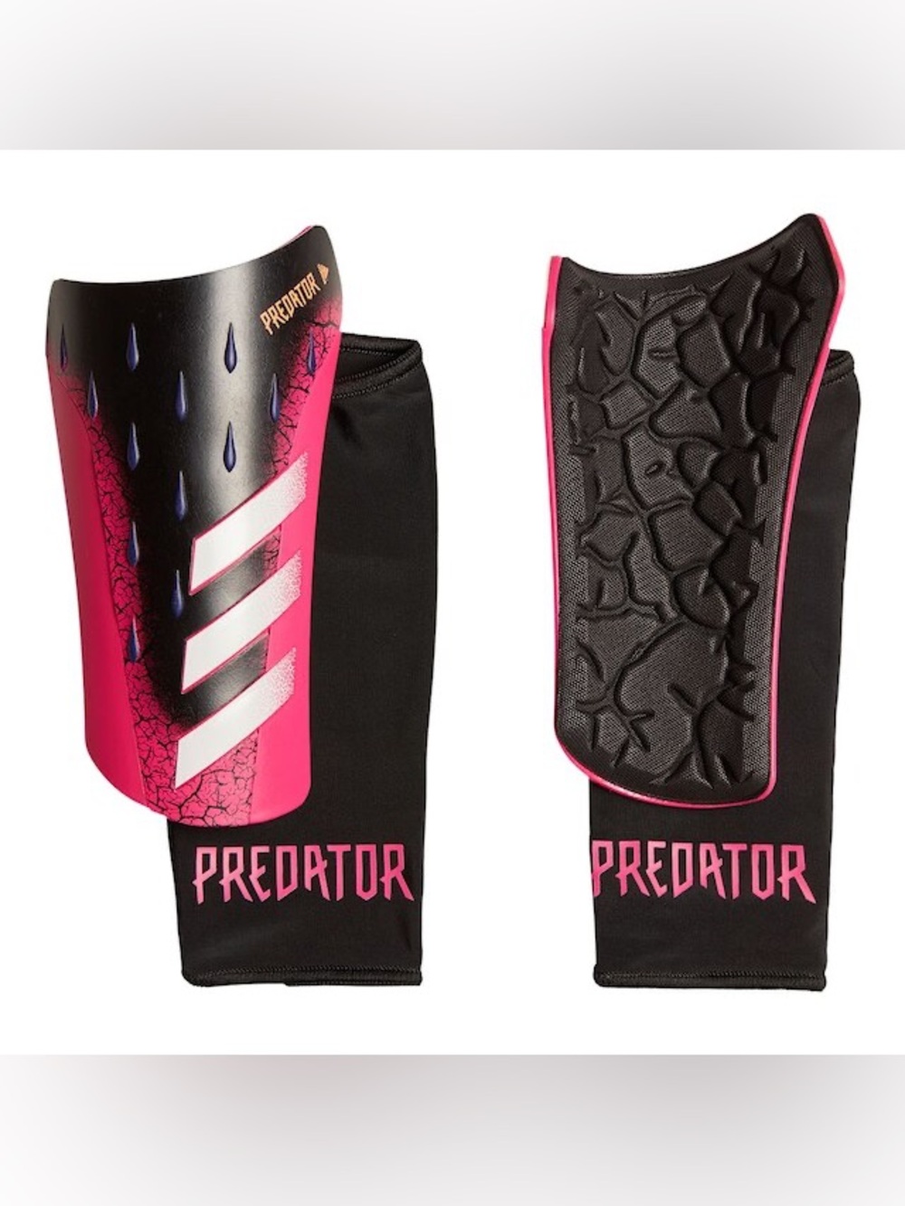Adidas predator sg shin guards size large new